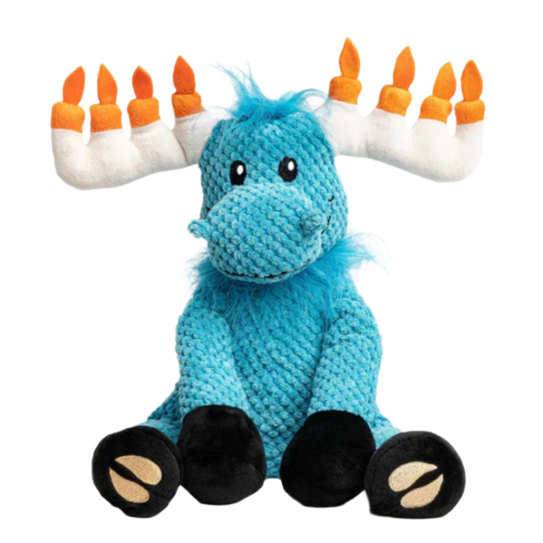Fabdog Floppy Hanukkah Moose - Squeaky, Soft Pineapple Plush Playmate