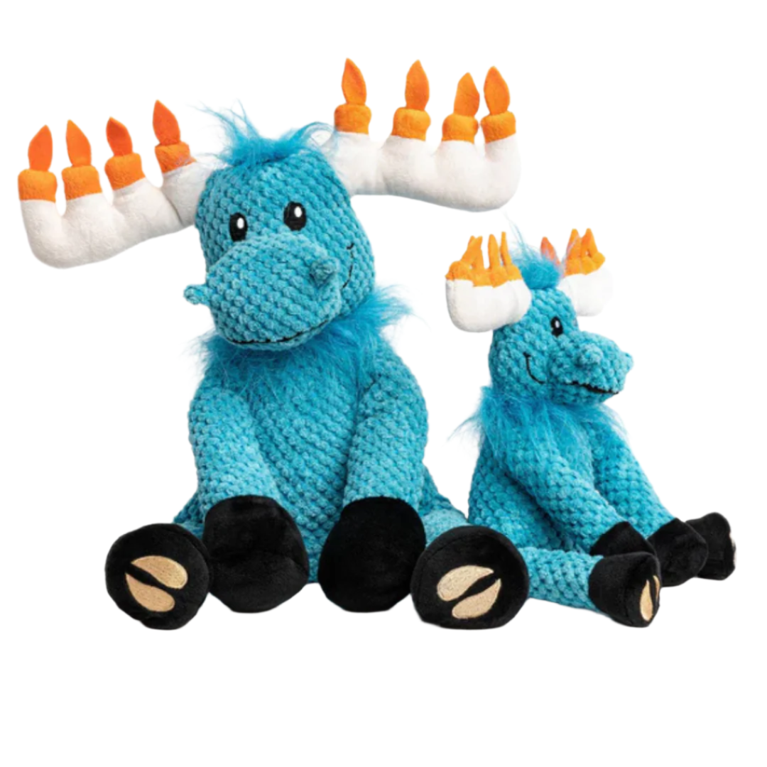 Fabdog Floppy Hanukkah Moose - Squeaky, Soft Pineapple Plush Playmate