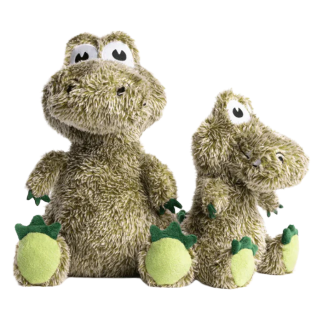 Fabdog Fluffy Alligator - Soft, Squeaky Cuddle Buddy