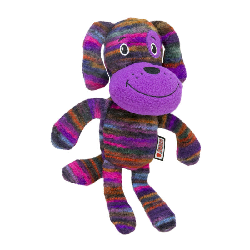 KONG Yarnimals Dog - Squeaky, Floppy, Plush Cuddle Toy for Dogs