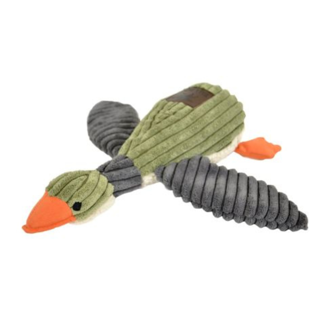Tall Tails Plush Duck - - Durable, Squeaky Toy for Dogs