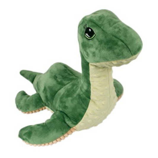 Tall Tails Plush Nessie with Inner Rope  - Durable, Squeak & Crinkle Toy for Dogs